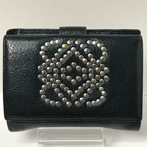 LOEWE Studded Anagram Leather Bifold Wallet 😍